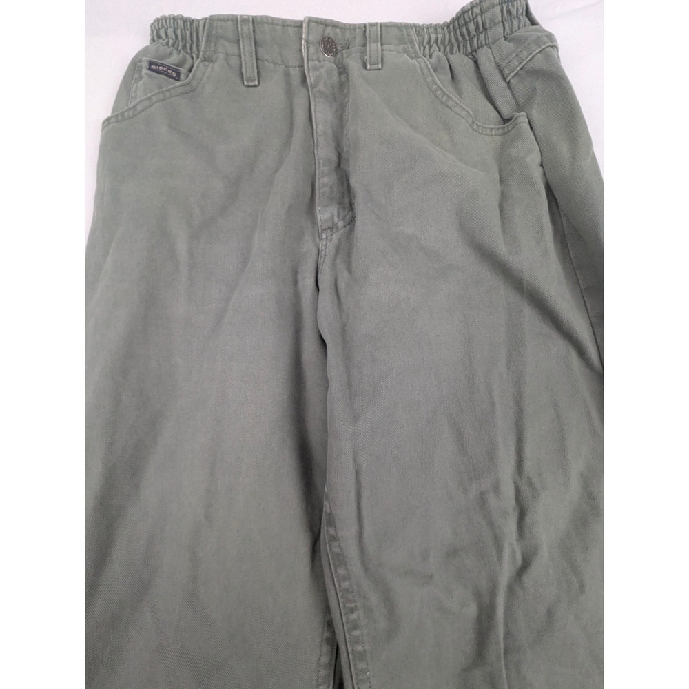 Denim Riders by Lee Womens Sage Green High Rise Straight Leg Pants Size 10P - Picture 12 of 16